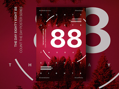 Day Eighty Eight of Dribbble Experience count the day creative elephant dribbble experience poster