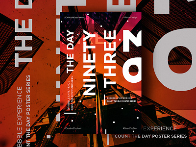 Day Ninety Three of Dribbble Experience count the day creative elephant dribbble experience poster