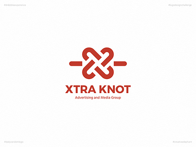 Xtra Knot | Day Three Logo of Daily Random Logo Challenge creative elephant daily logo challenge daily random logo dribbble experience