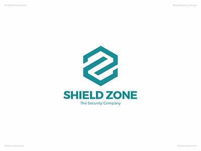 Shield Zone | Day Eight Logo of Daily Random Logo Challenge creative elephant daily logo challenge daily random logo dribbble experience