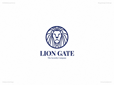 Lion Gate | Day Sixteen Logo of Daily Random Logo Challenge creative elephant daily logo challenge daily random logo dribbble experience