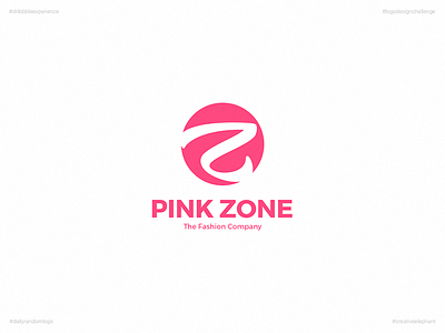 Pink Zone | Day Seventeen Logo of Daily Random Logo Challenge creative elephant daily logo challenge daily random logo dribbble experience