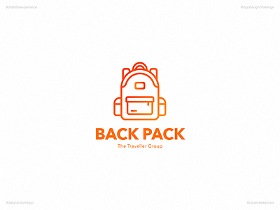 Back Pack | Day 23 Logo of Daily Random Logo Challenge
