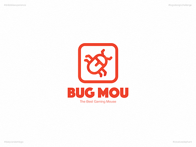 Bug Mou | Day 26 Logo of Daily Random Logo Challenge creative elephant daily logo challenge daily random logo dribbble experience