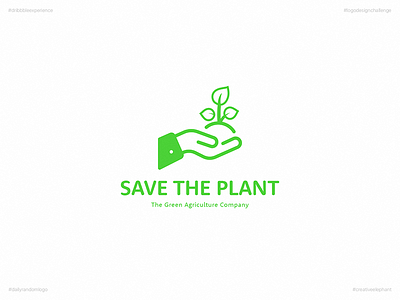 Save the Plant | Day 27 Logo of Daily Random Logo Challenge creative elephant daily logo challenge daily random logo dribbble experience