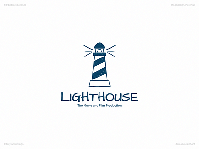 Lighthouse | Day 38 Logo of Daily Random Logo Challenge creative elephant daily logo challenge daily random logo dribbble experience