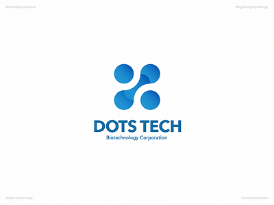 Dots Tech | Day 55 Logo of Daily Random Logo Challenge creative elephant daily logo challenge daily random logo dribbble experience