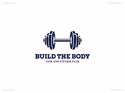 Build the Body | Day 58 Logo of Daily Random Logo Challenge creative elephant daily logo challenge daily random logo dribbble experience