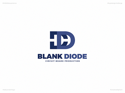 Blank Diode | Day 63 Logo of Daily Random Logo Challenge creative elephant daily logo challenge daily random logo dribbble experience