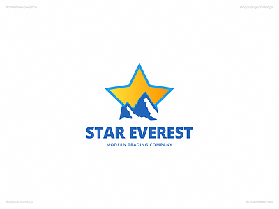 Star Everest | Day 66 Logo of Daily Random Logo Challenge