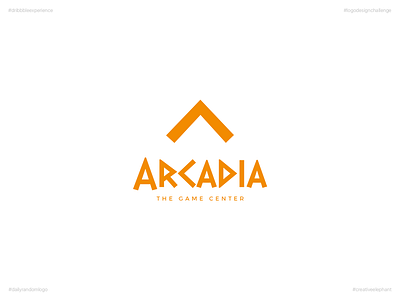 Arcadia | Day 69 Logo of Daily Random Logo Challenge creative creative elephant daily logo challenge daily random logo design dribbble experience logo myanmar