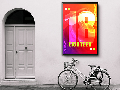 Poster Collection Part 1 count the day creative elephant daily challenge daily poster dribbble experience koshinminn myanmar posters