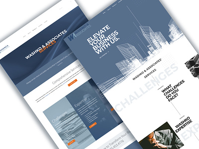 Washko & Associates | Consulting Firm Web Design branding consulting firm design graphic design logo modern modern web design ui web design website design