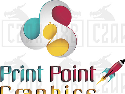 Print Point Graphics Logo Design agency branding colorful design graphic design illustration logo photoshop print typography ui vector
