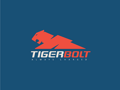 Tiger Bolt animal bolt energy logo power sport thunder tiger wild