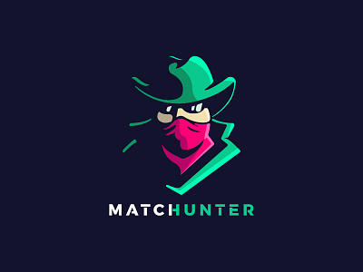 Match Hunter4 betting hunt hunter logo man man logo sport startup wild