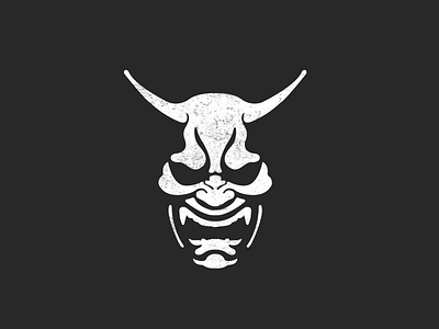 Oni For Fun black and white demon devil japan logo man man logo professional strong