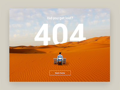 404 Lost 404 error home lost man sand test web work working