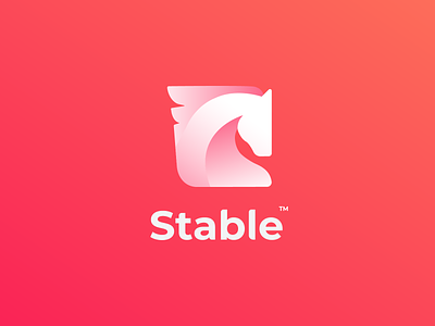 Stable V3.3 animal animal logo aplication app colorful logo creative creative design horse horse logo logo logo design startup