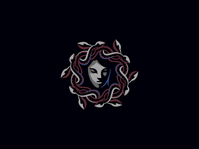 Medusa Gorgon Logo branding fantasy logo magic medusa mystery unique woman