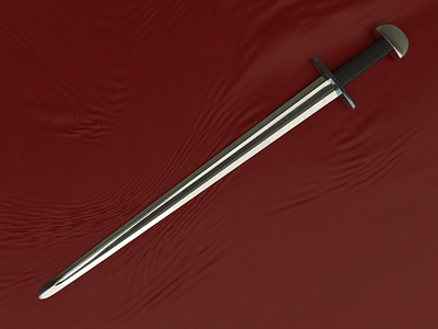 Karoling sword 3d blender branding design graphic design illustration logo sword ui vector