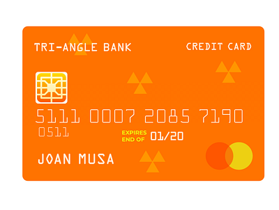 A Credit Card Design dailyui graphic design logo motion graphics