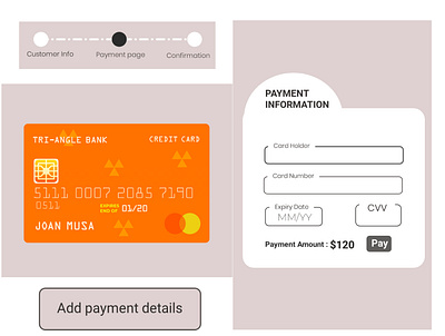 Credit Card Check out Page dailyui design