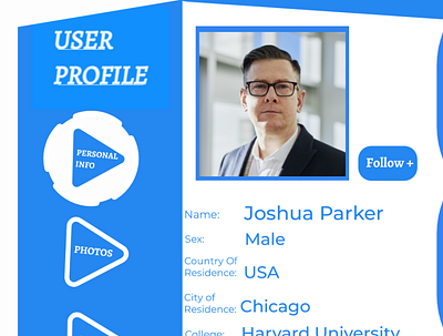 User Profile dailyui design