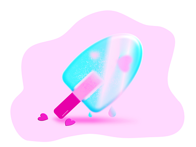 Frozen Popsicle dessert frozen icecream icon illustration pop popsicle sweets transparency