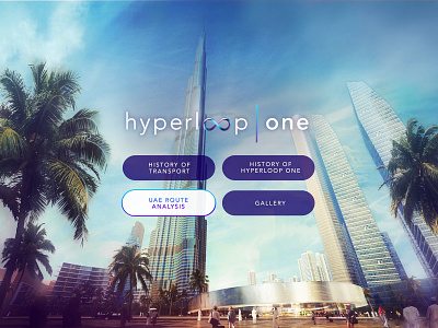Hyperloop touch screen app