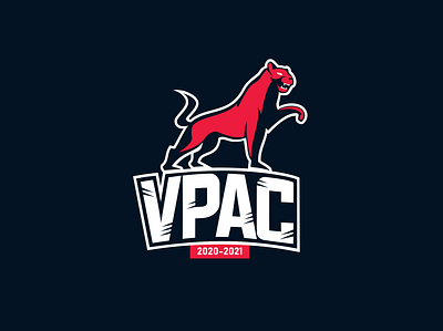 VPAC logo 2020 branding design flat logo minimalistic vector