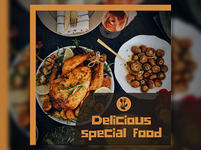 Delicious special food - Food / Restaurant template - Canva pro