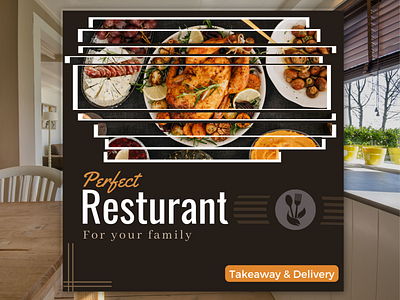 Food Restaurant template made in canva