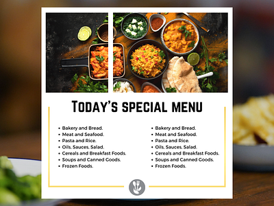 Special Menu - Canva Template