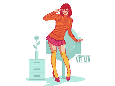 Velma illustration vector velma