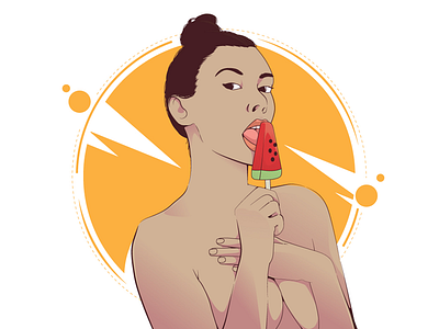 Ice Cream illustration vector