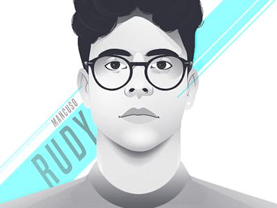 MANCUSO RUDY portrait ai illustration portrait vector