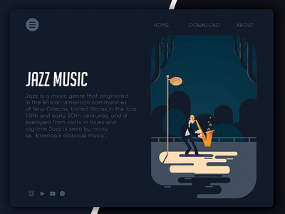 JAZZ MUSIC 2 illustration vector web