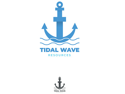 TIDAL WAVE LOGO illustrator logo vector waves