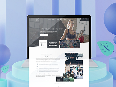 avaton Fitness - Landing page fitness gym landingpage uidesign uxdesign webdesign