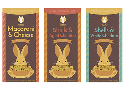 Annie's Home Grown Packaging advertising bunnies food graphic design package design packaging