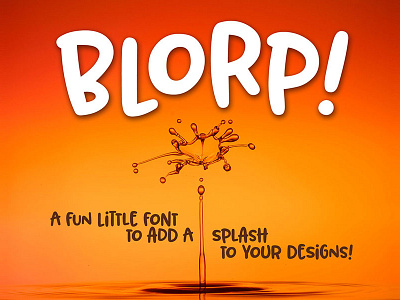 BLORP - a fun new font! blorp font handwriting lettering modern quirky smooth typeface typography