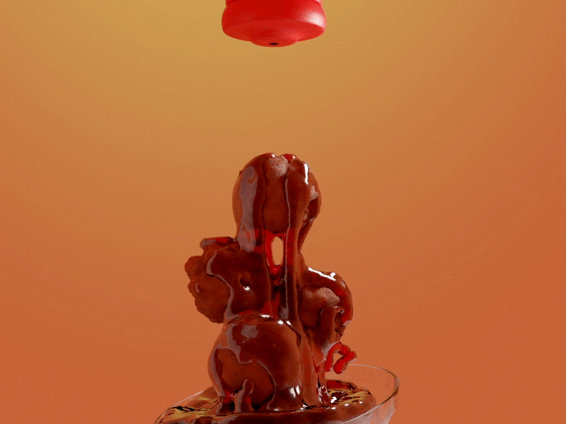 Sweet Chilli sauce 3d animation branding campaign design food gif motion sauce