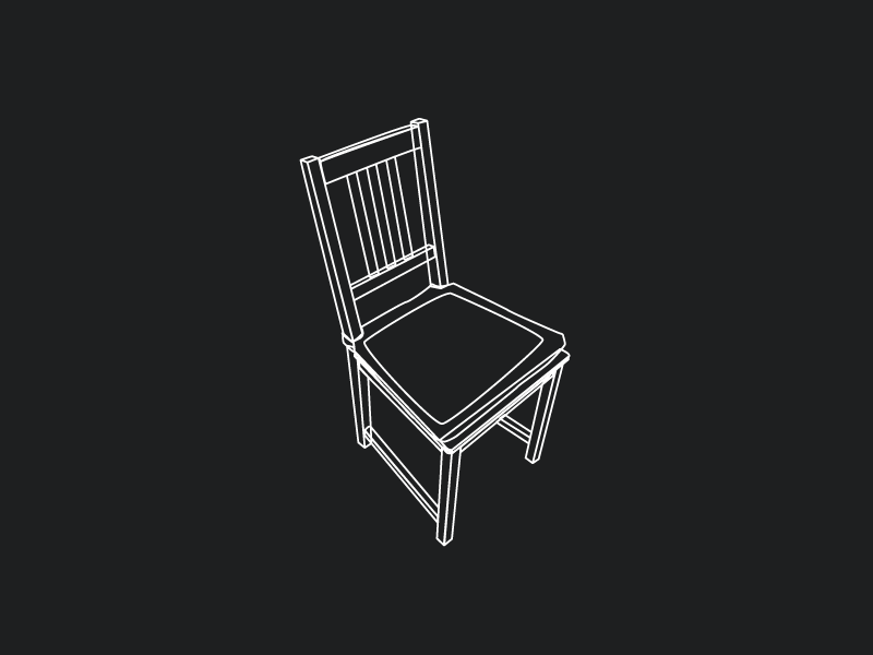 Ikea Chair By Nathan Shubert Harbison On Dribbble   Chair Dribble 