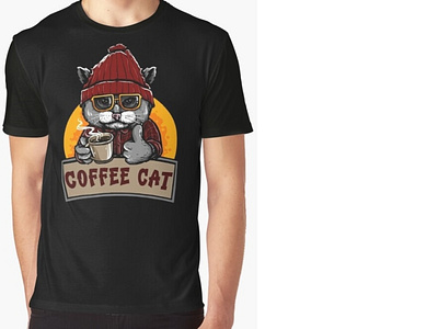 Coffee Cat coffee cat design graphic design illustration