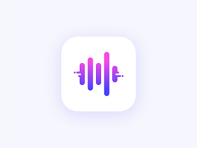 Wubujingting app hearing icon sound ue ui voice waves