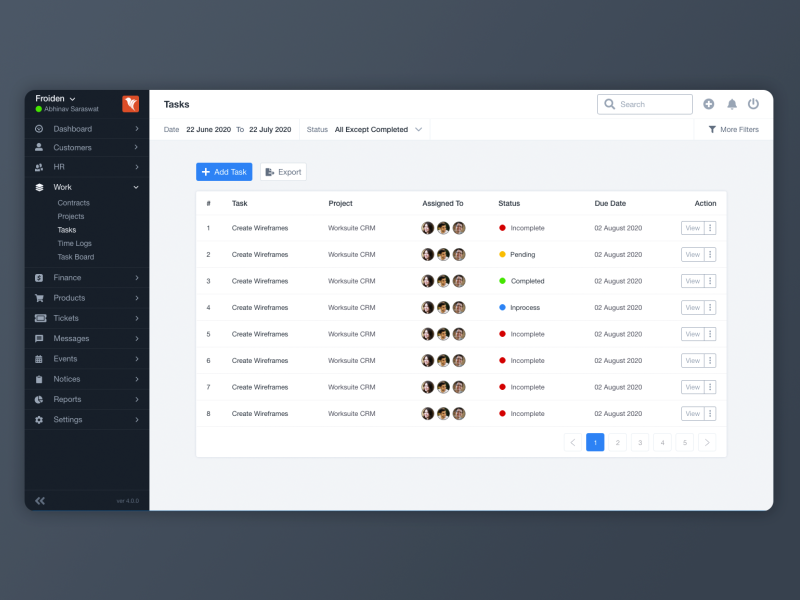 Browse thousands of Datatable images for design inspiration | Dribbble