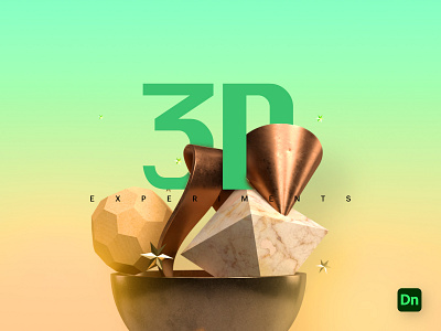 3D Experiments 3d animation colo colorful colors creative dailyui design graphic design illustration landing logo motion graphics typography ui