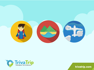 trivatrip icons travelling website