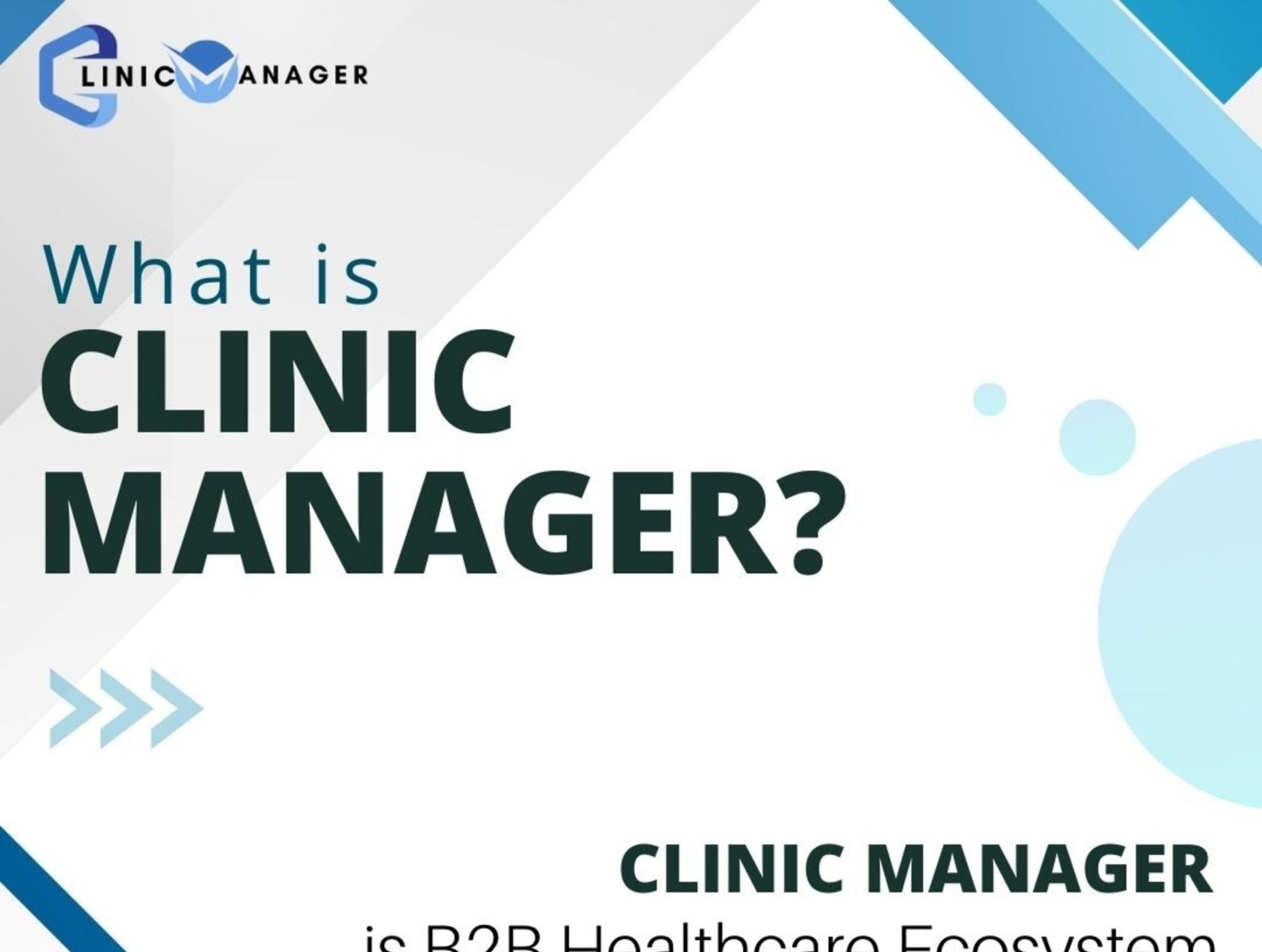 Healthcare Industry Has Projection on 315x Growth in the Digital by Clinicmanager on Dribbble